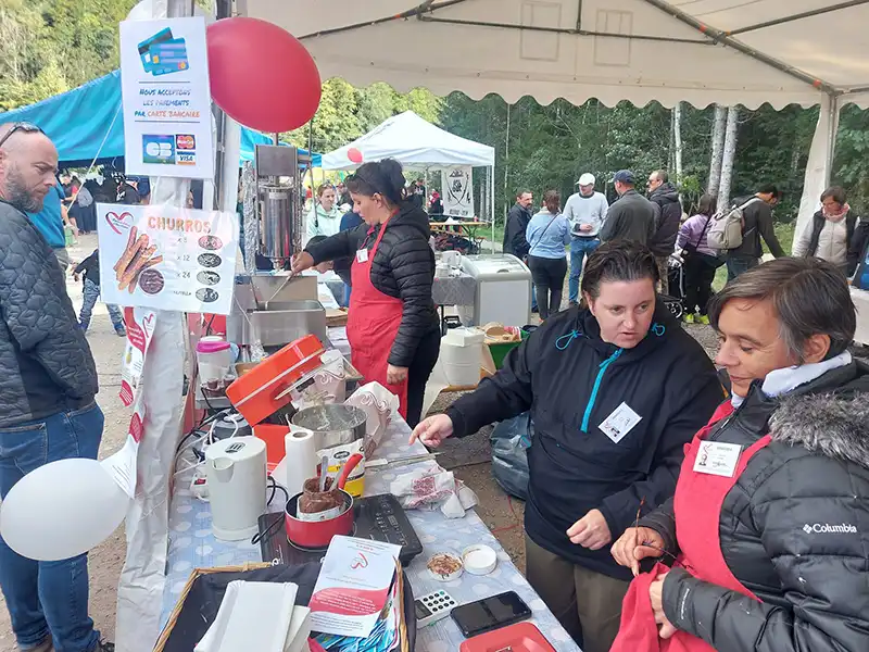 Vente de Churros et gâteaux